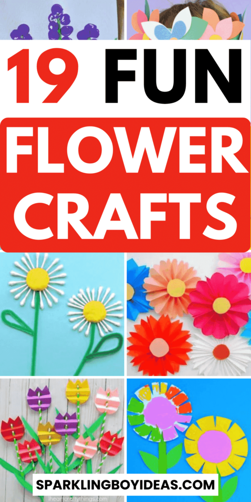 fake spring crafts for kids and adults