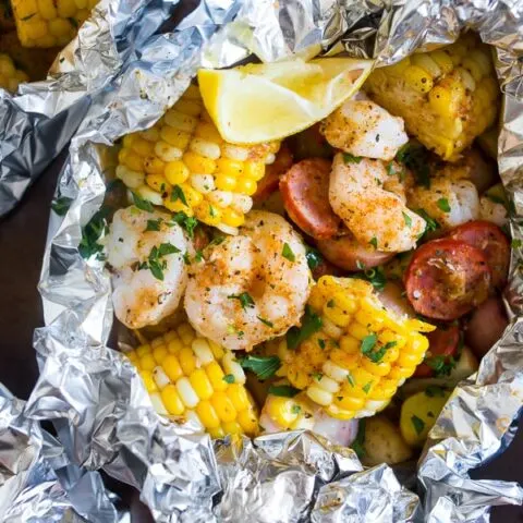 low country boil foil packets