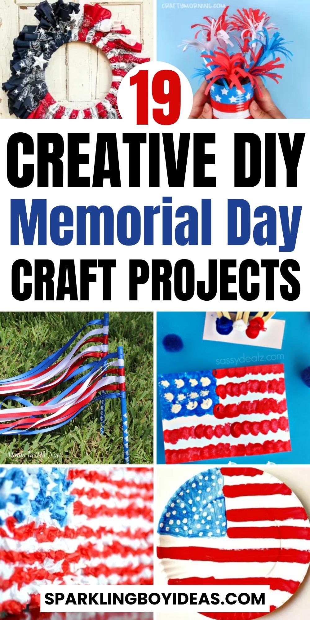 19 Simple Easy Memorial Day Crafts - Sparkling Boy Ideas