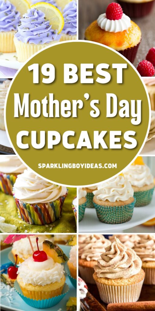 simple happy mothers day cupcakes ideas
