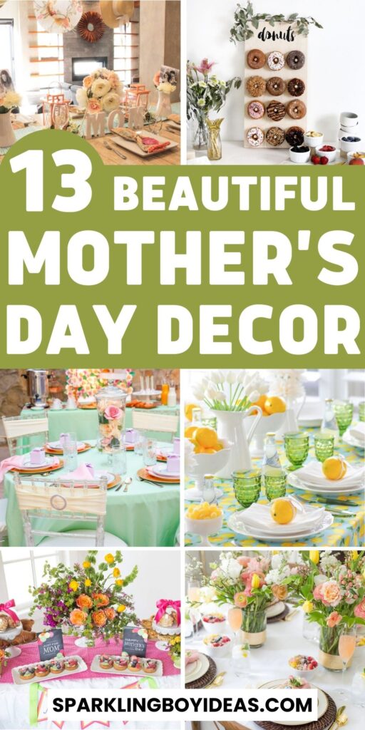 diy mothers day decorations for party