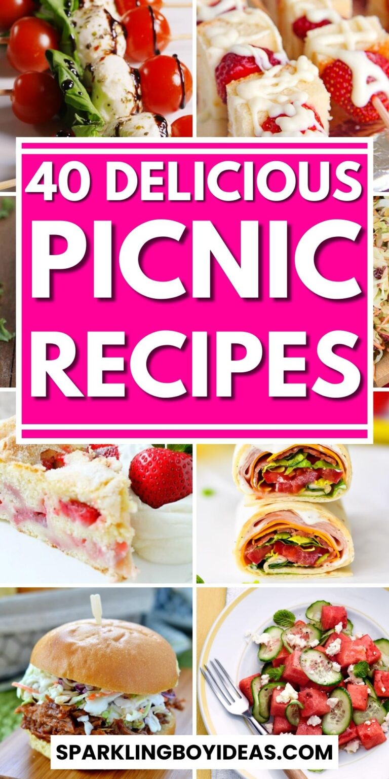 41 Easy Picnic Recipes - Sparkling Boy Ideas