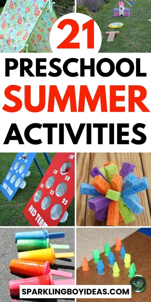 fun outdoor preschool summer activities for kids and toddlers