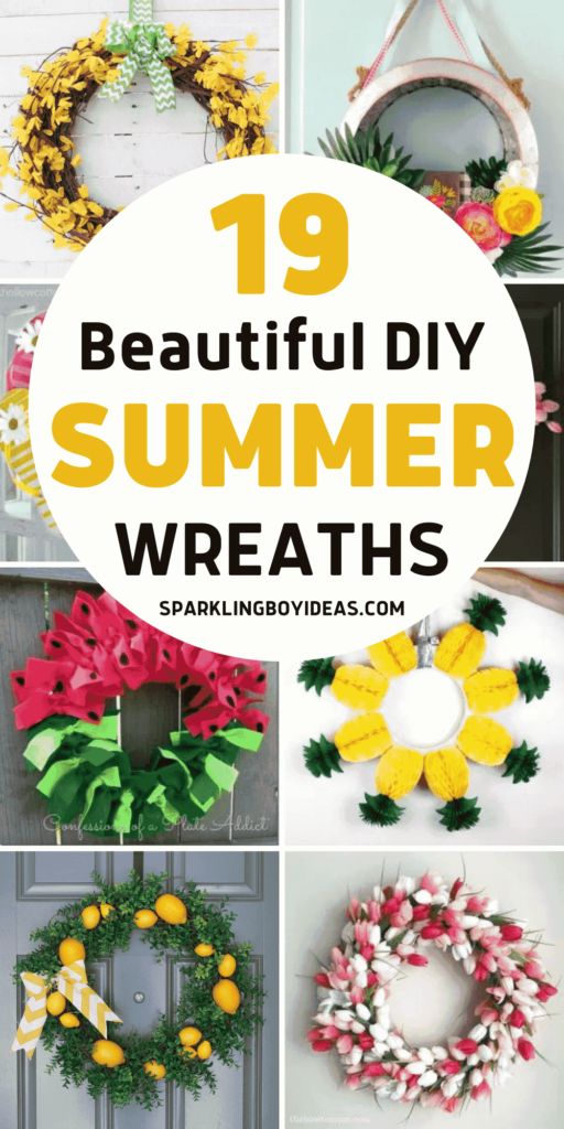 diy summer wreaths for front door