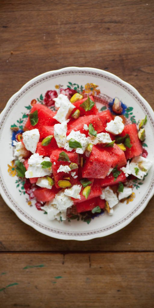 Watermelon Feta Salad - summer dinner recipes, summer salad recipes, summer side dishes, summer recipes, summer meals