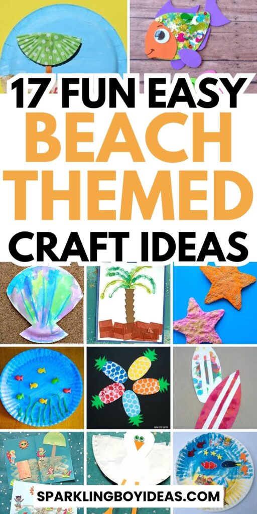 preschool diy beach themed crafts