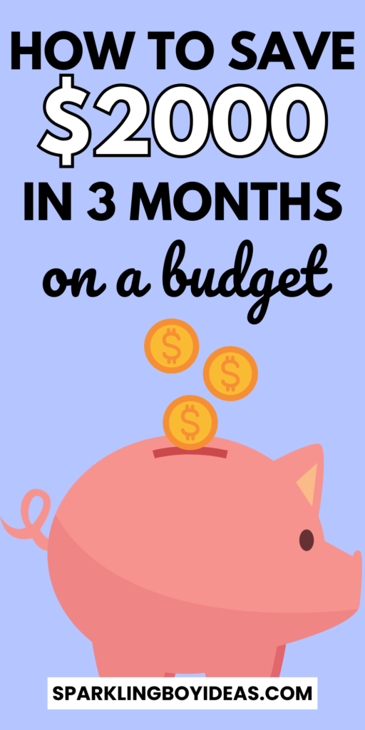 how to save money on a budget 3