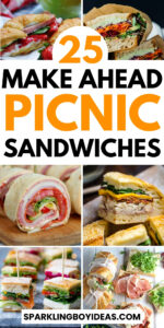 25 Easy Picnic Sandwiches - Sparkling Boy Ideas