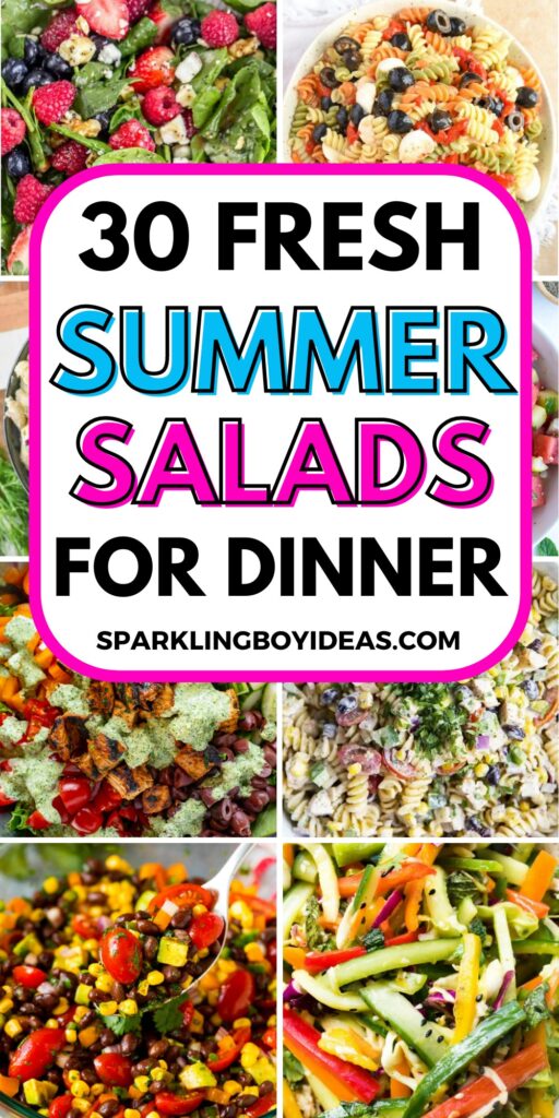 easy healthy summer salads for dinner