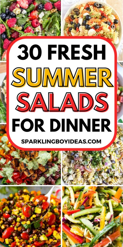 easy healthy summer salads for dinner