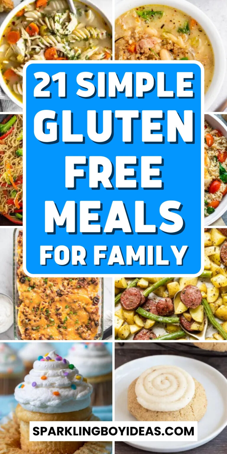 21 Easy Gluten Free Meals Sparkling Boy Ideas