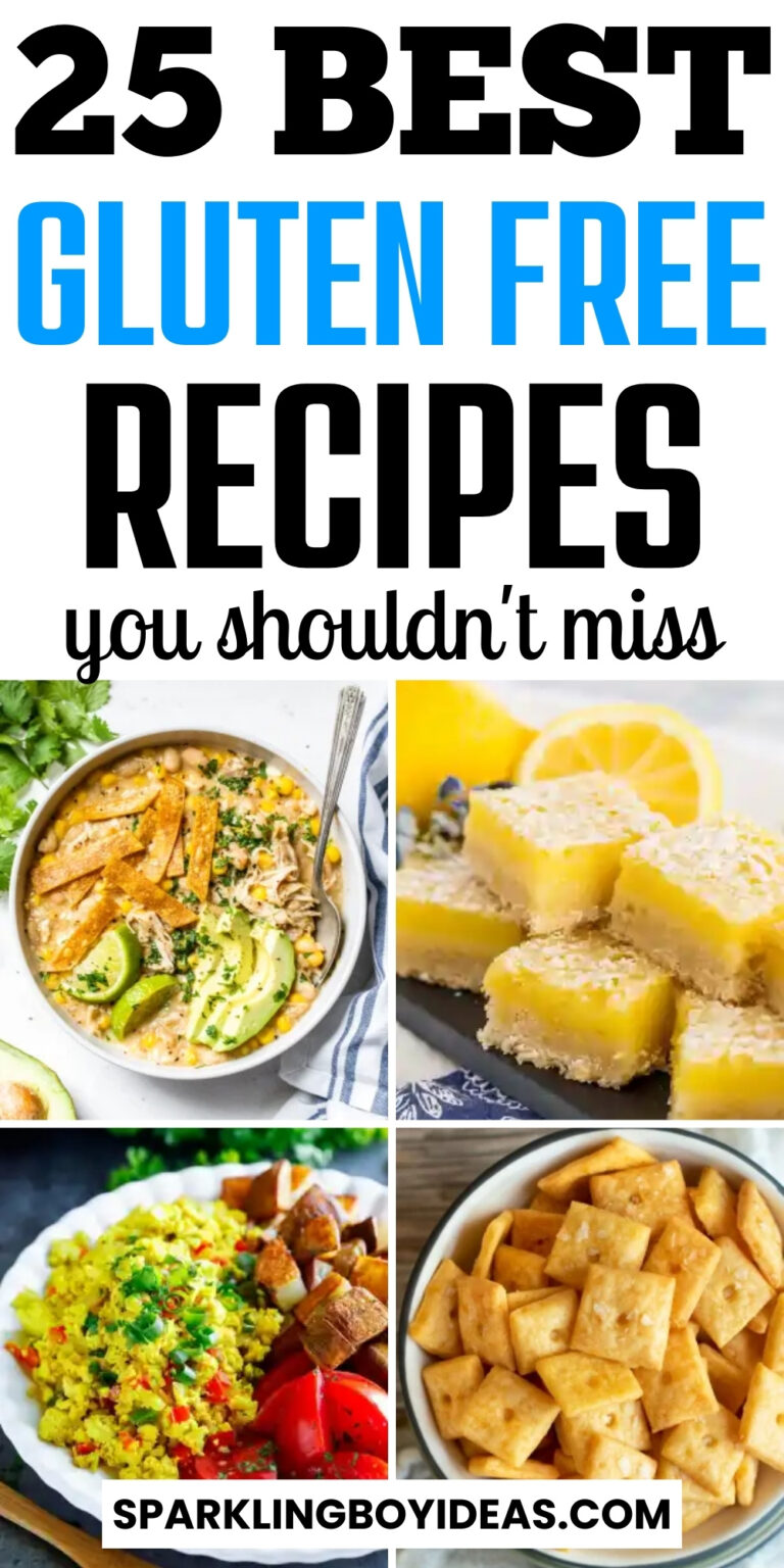 25 Best Gluten Free Recipes - Sparkling Boy Ideas