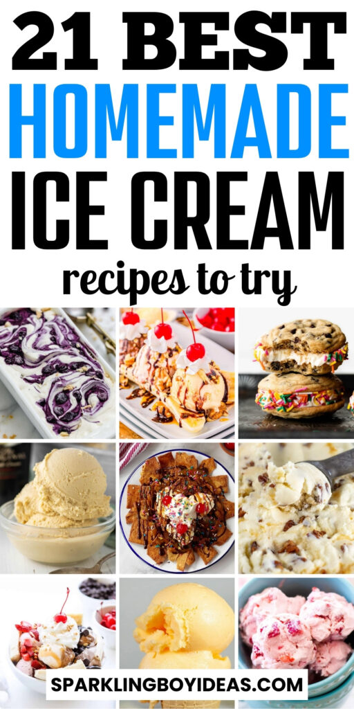 easy homemade ice cream recipes 