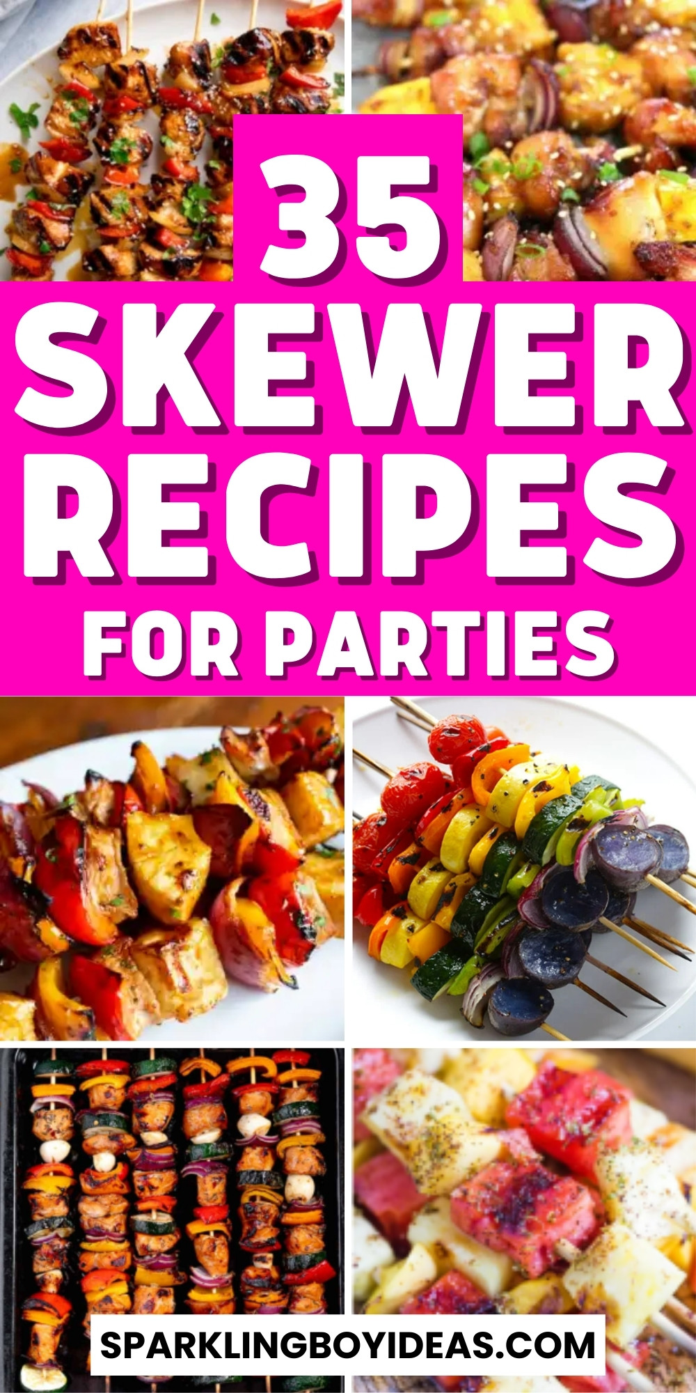 35 Easy BBQ Skewer Recipes - Sparkling Boy Ideas