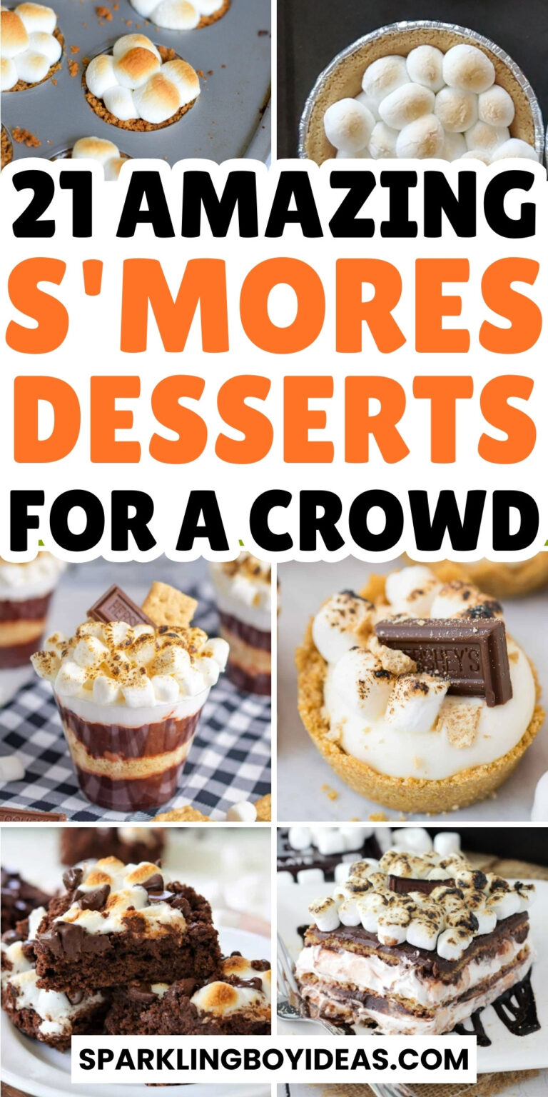 21 Easy Smores Dessert - Sparkling Boy Ideas