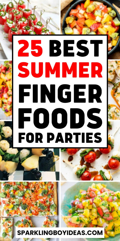 easy summer finger foods for kids