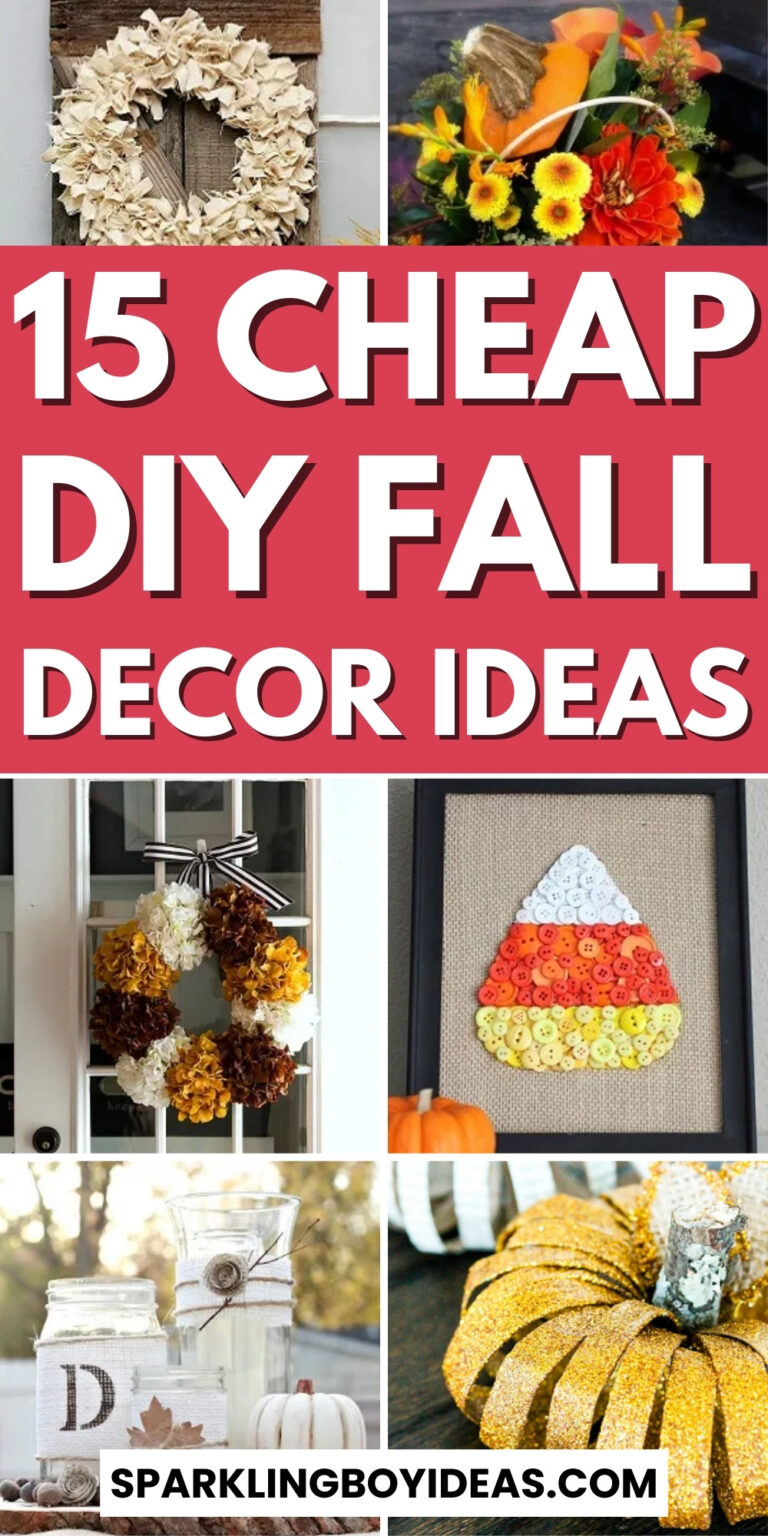 15 DIY Fall Decor - Sparkling Boy Ideas