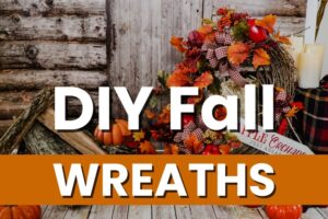 easy dollar tree diy fall wreaths for front door