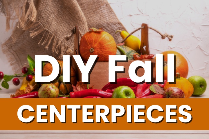 simple cheap diy fall centerpieces for table decorations for party
