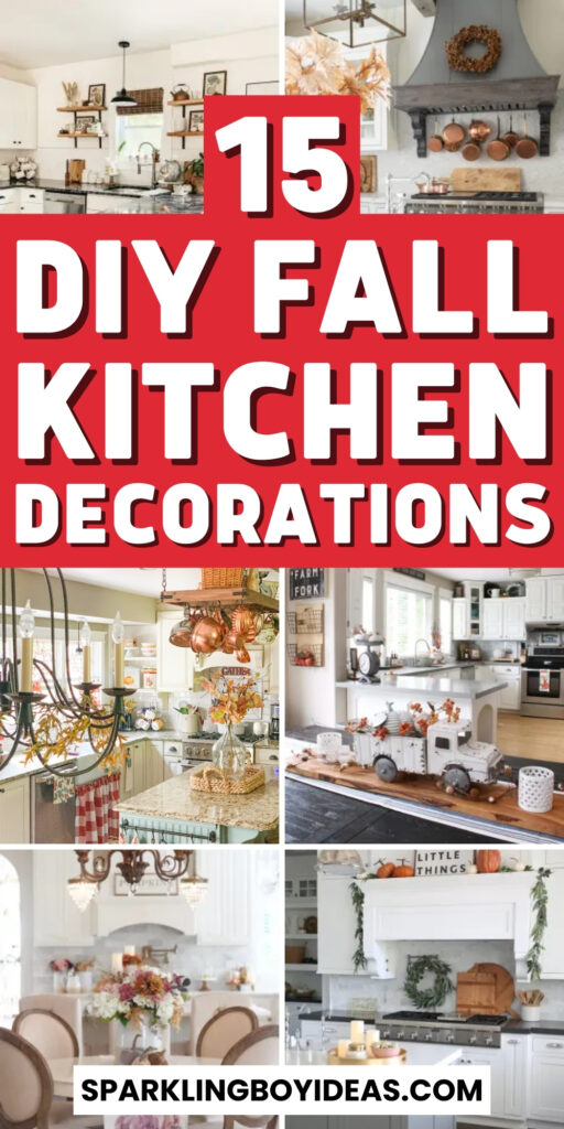 cozy dollar tree DIY fall kitchen decor ideas for the home 