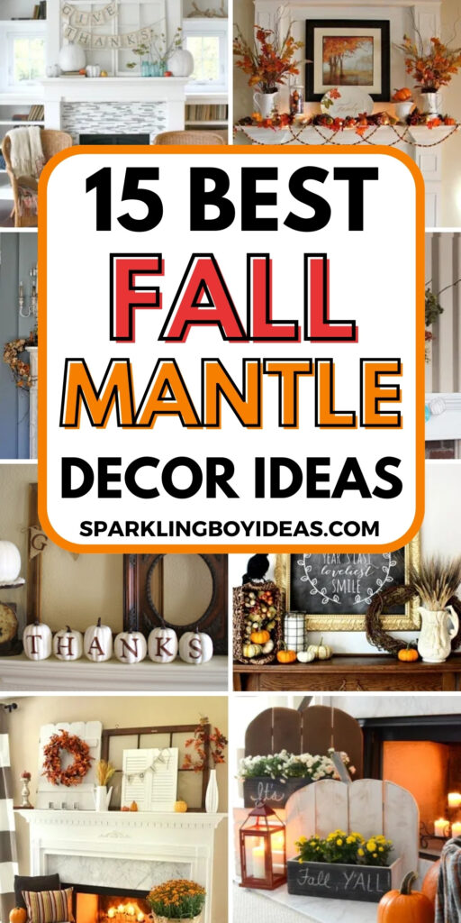 Discover the best ideas for fall mantle decor including autumn mantle decor, modern fall wreaths, fall garland, and more to create a cozy, inviting space.