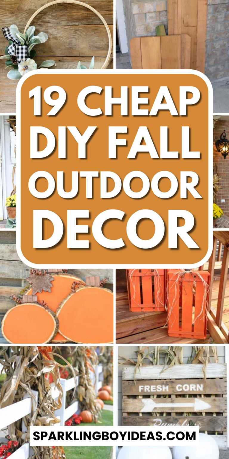 19 Easy Diy Fall Outdoor Decor - Sparkling Boy Ideas