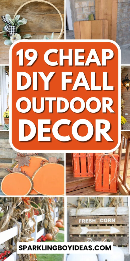 cheap simple easy fall outdoor decor ideas