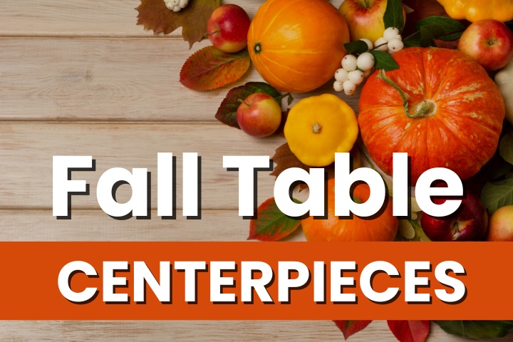 cheap easy simple small fall table centerpieces for home