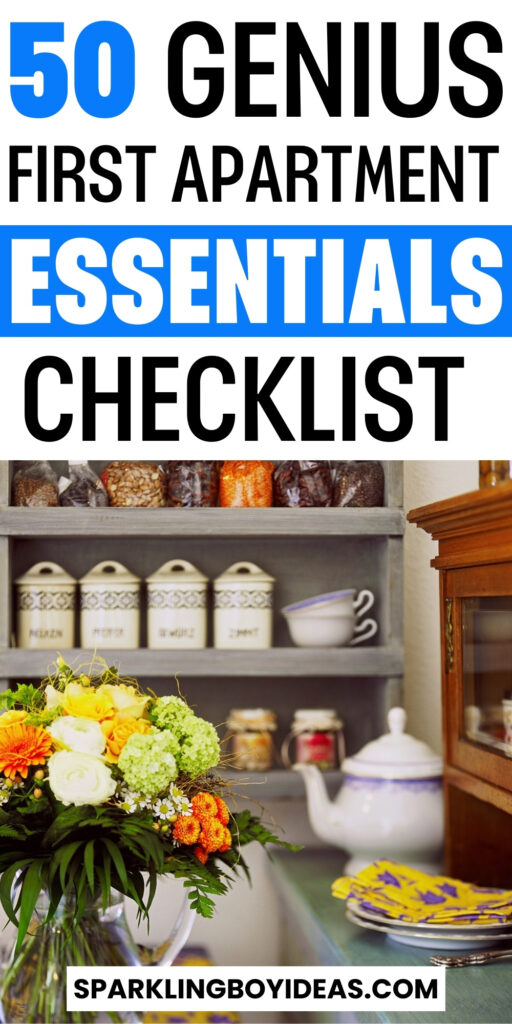 minimalist first apartment checklist essentials 