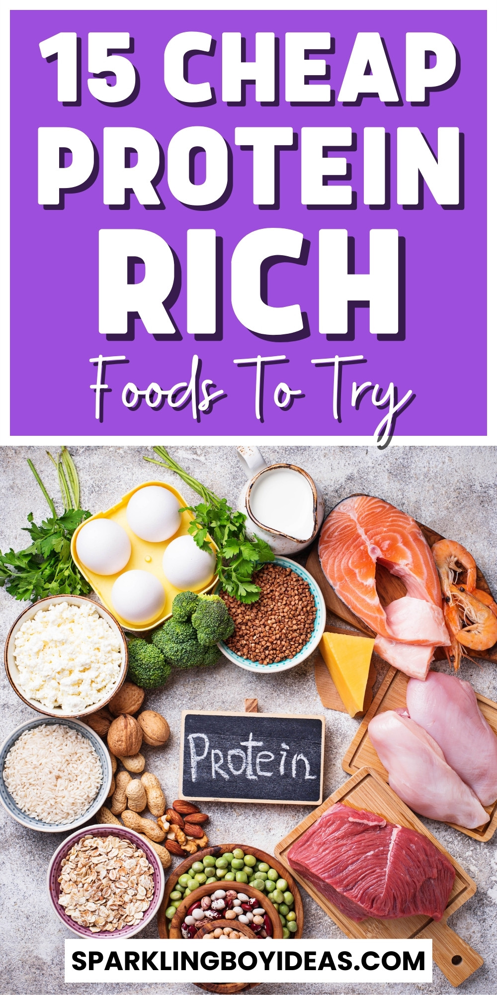 15 Protein Rich Foods For Optimal Nutrition - Sparkling Boy Ideas