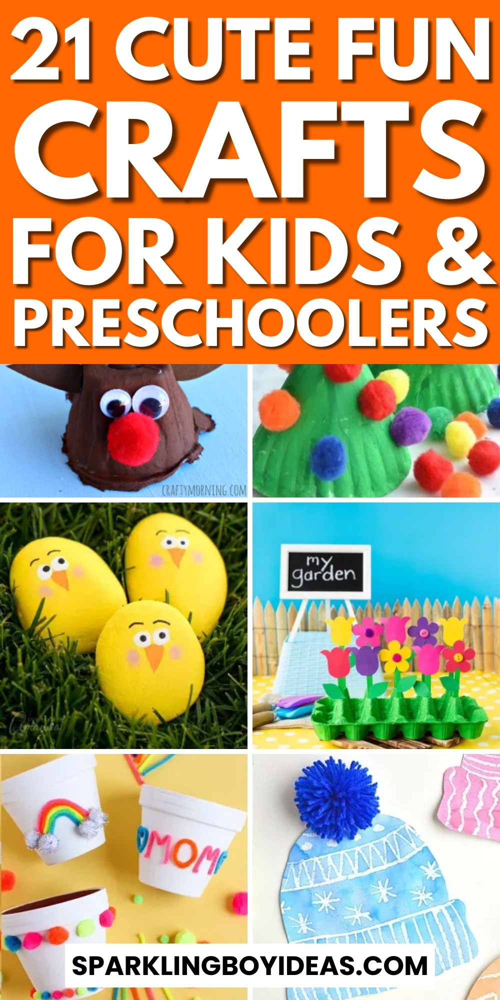 21 Fun Easy Crafts For Preschoolers - Sparkling Boy Ideas