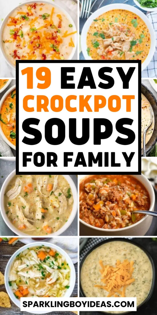 comforting quick easy crockpot soup recipes for family
