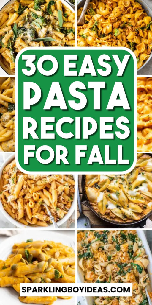 best easy healthy fall pasta recipes for dinner