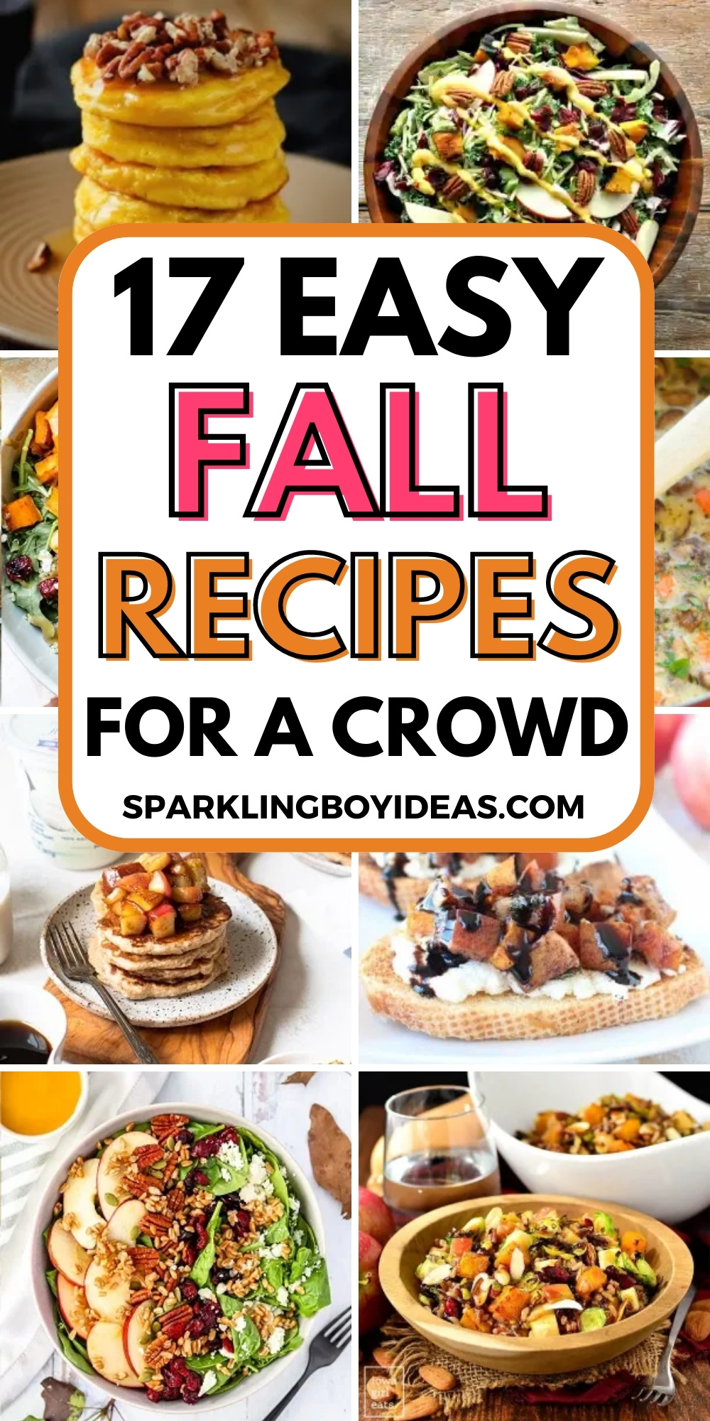 17 Best Fall Recipes - Sparkling Boy Ideas
