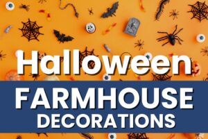 spooky cute rustic diy farmhouse Halloween decorations