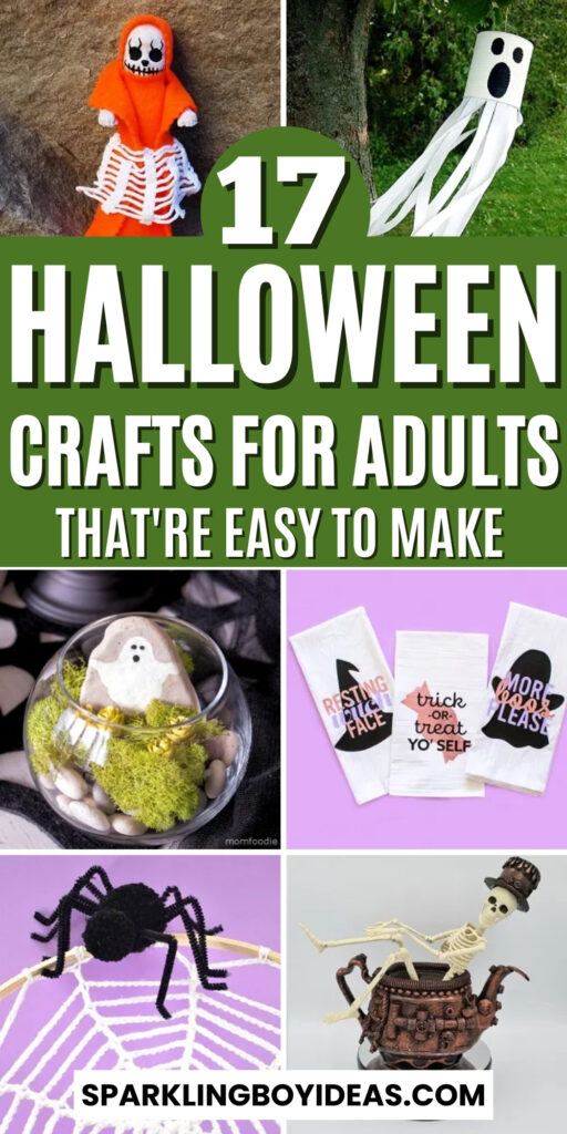 Spooky Halloween Crafts for Adults - Create Simple, Cheap, and Elegant DIY Decorations with Ease, Perfect for Crafting Enthusiasts of All Abilities