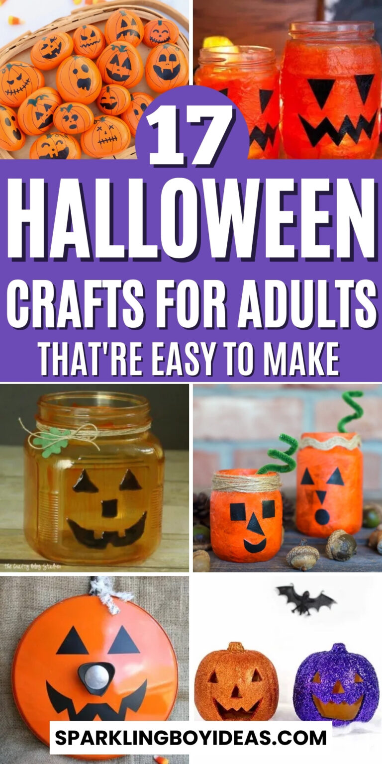 17 Creative Halloween Crafts for Adults - Sparkling Boy Ideas