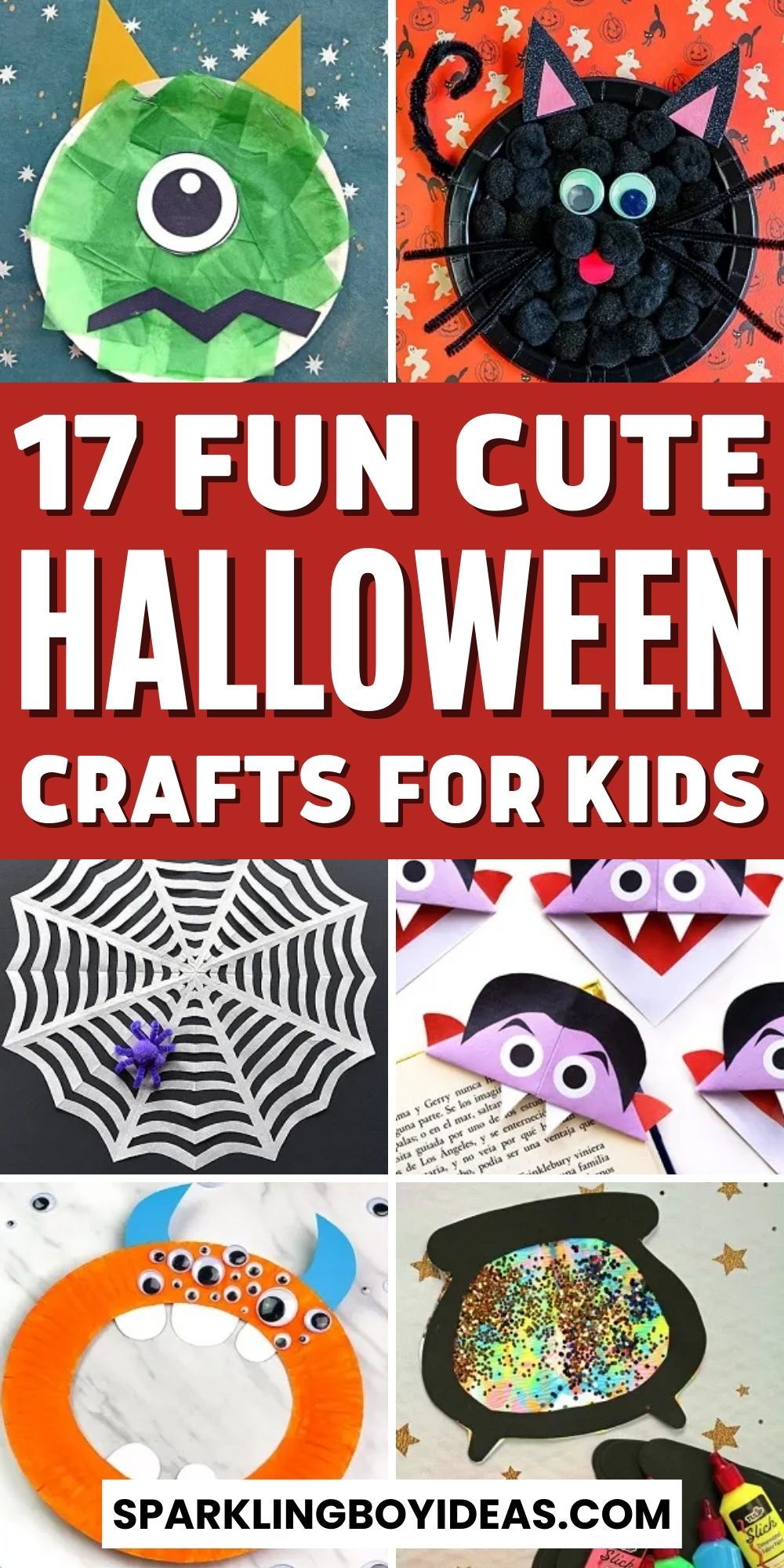 17 Cute Halloween Crafts For Kids - Sparkling Boy Ideas