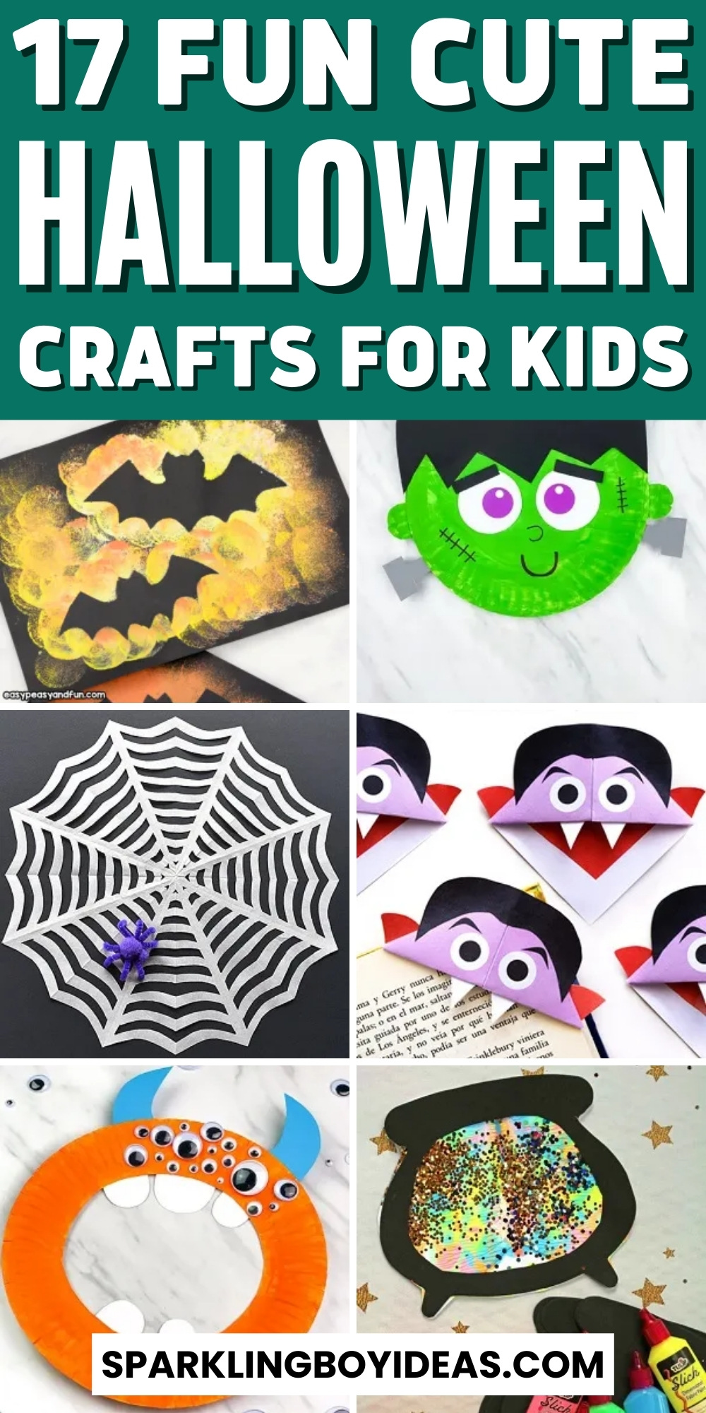 17 Cute Halloween Crafts For Kids - Sparkling Boy Ideas