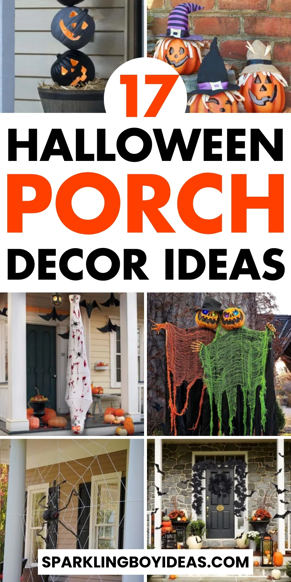 17 Best Halloween Porch Decorations - Sparkling Boy Ideas