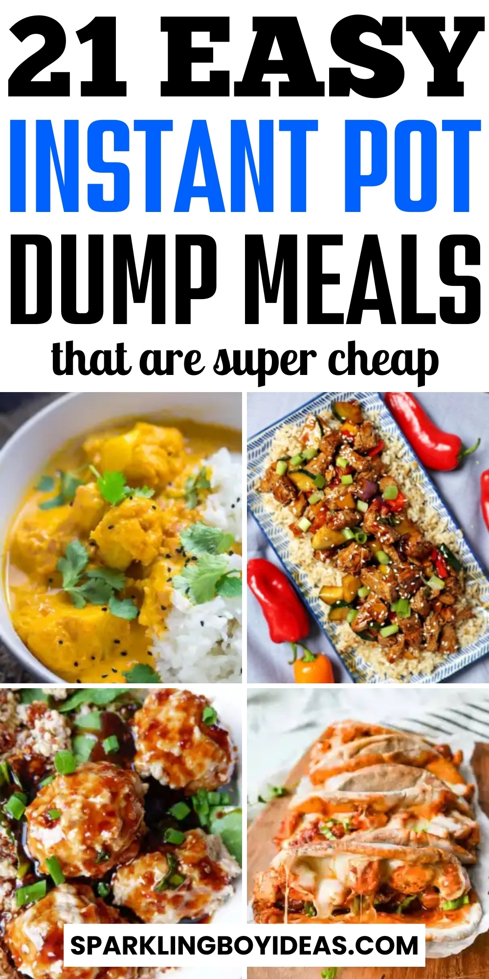 21 Easy Instant Pot Dump Meals - Sparkling Boy Ideas