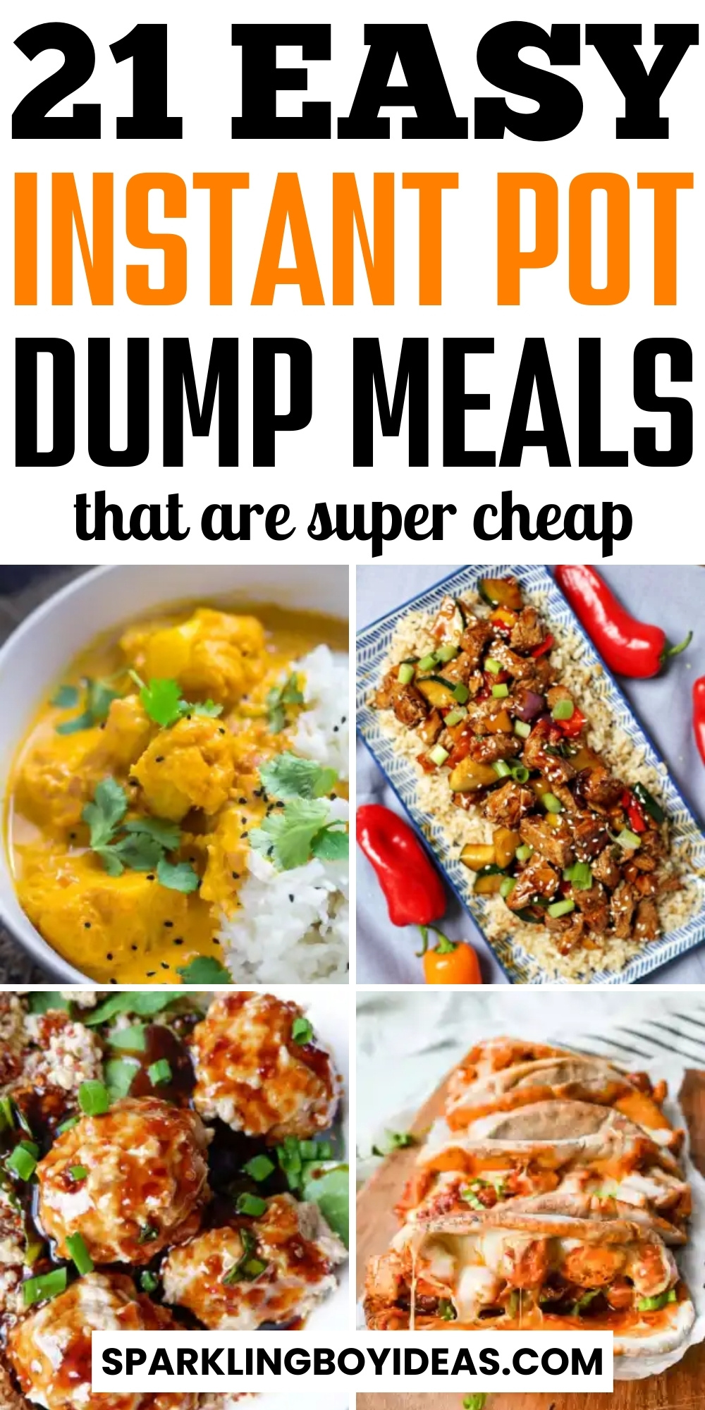 21 Easy Instant Pot Dump Meals - Sparkling Boy Ideas