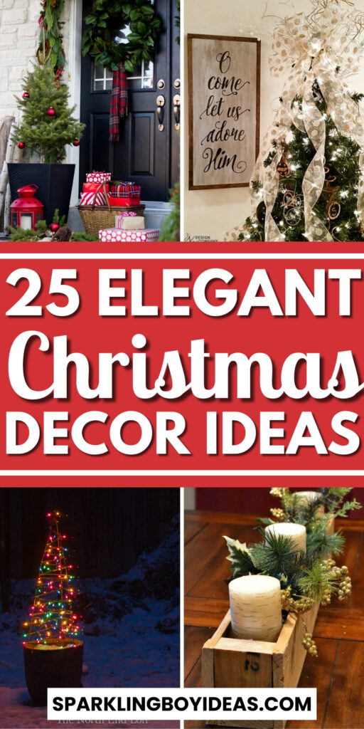 cheap elegant diy indoor and outdoor christmas decor ideas for home