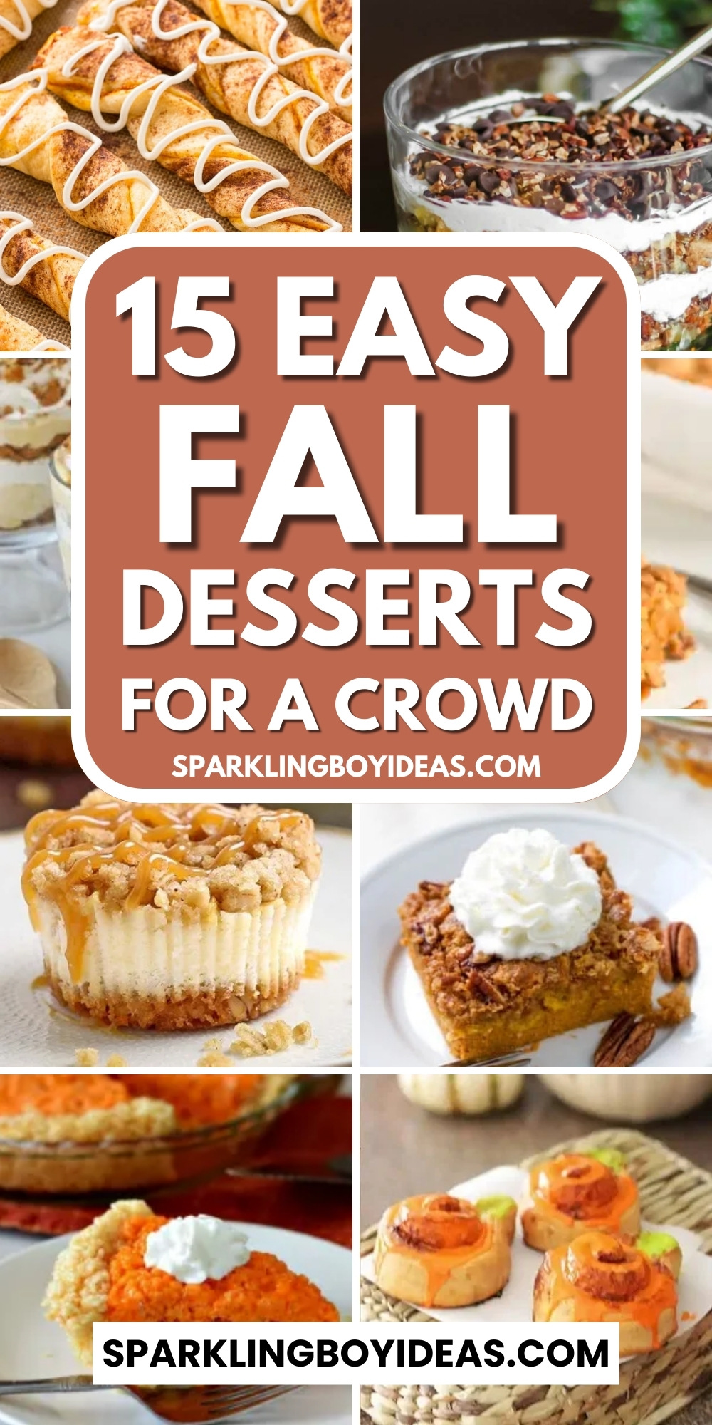 25 Easy Fall Desserts - Sparkling Boy Ideas