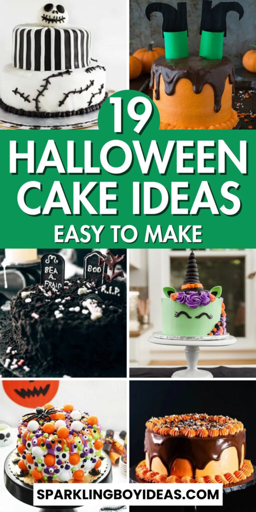 aesthetic spooky easy cute halloween cakes 