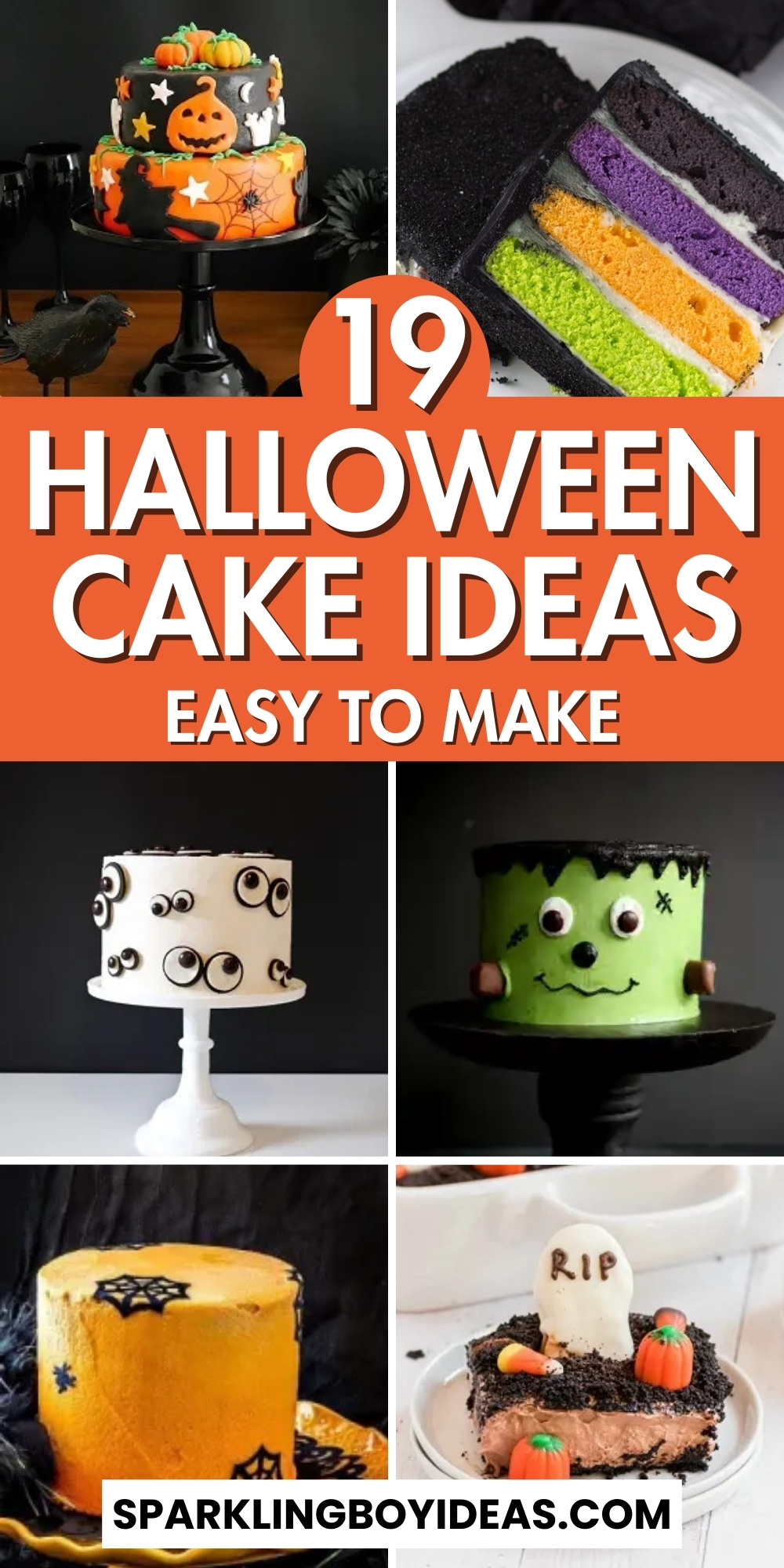 19 Best Halloween Cakes - Sparkling Boy Ideas