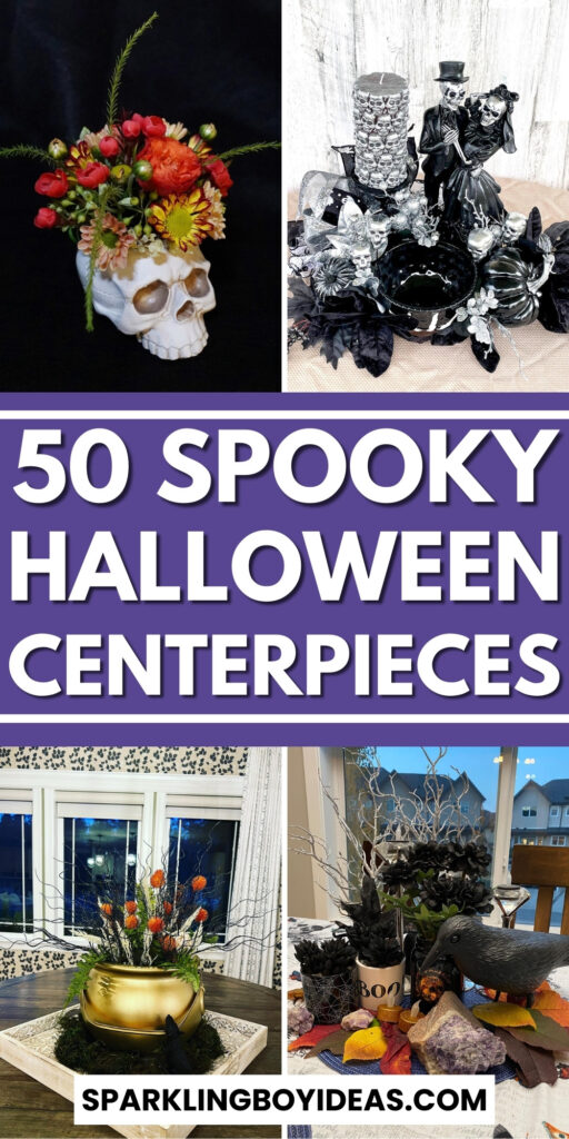 simple dollar store diy halloween centerpieces for party