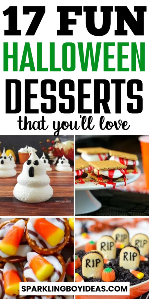 cute fun spooky easy halloween desserts for parties