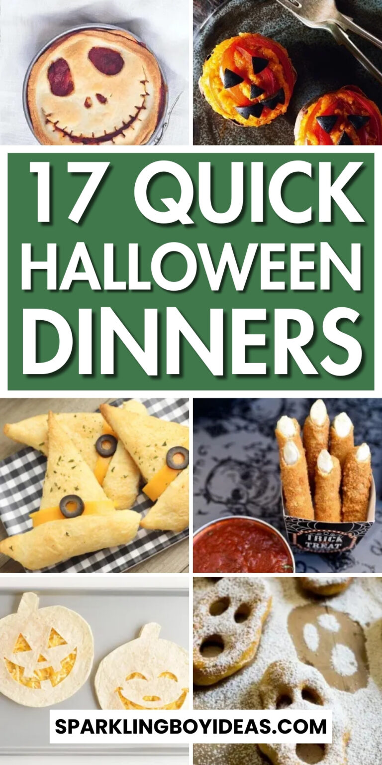 17 Spooktacular Halloween Dinner - Sparkling Boy Ideas