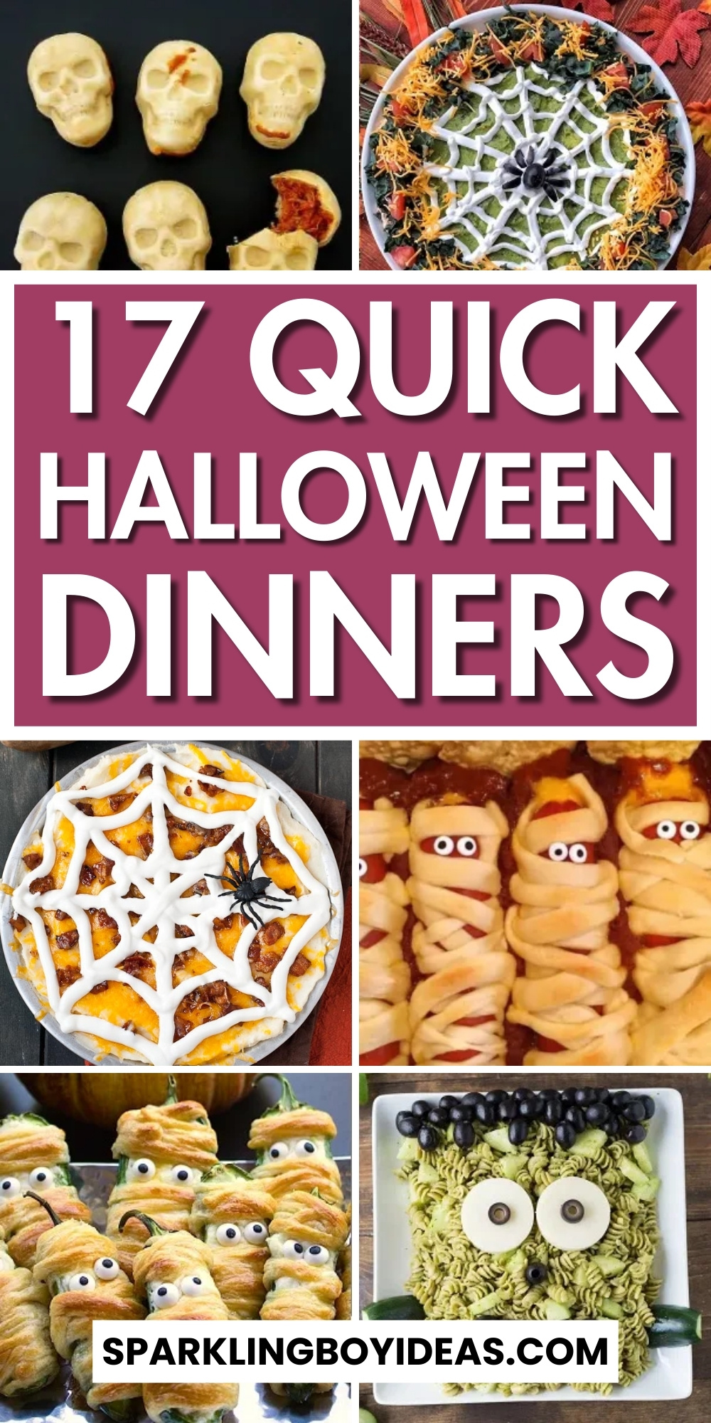 17 Spooktacular Halloween Dinner - Sparkling Boy Ideas